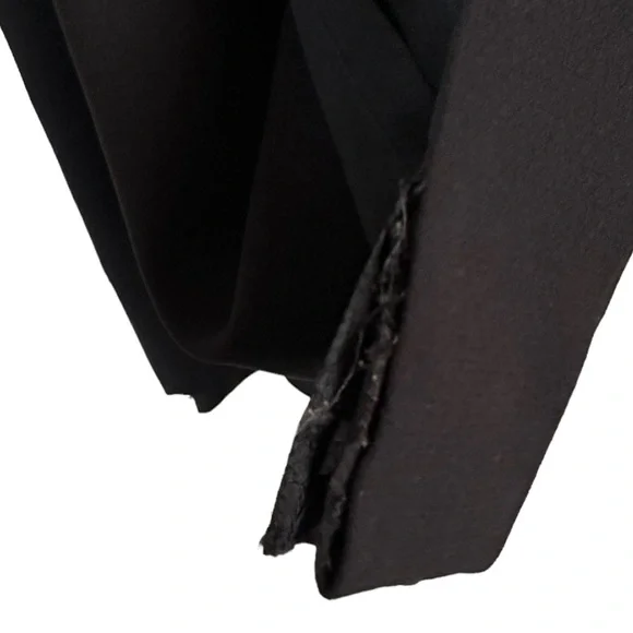 Tahari ASL black pleated front sleeveless dress 12 - Picture 6 of 9